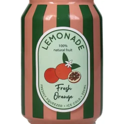 Fabrique de Styles Vases Et Soliflores*Vase canette orange faïence fine d7xh11.3cm