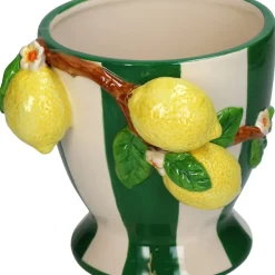 Fabrique de Styles Vases Et Soliflores*Vase citron en dolomie e 14x15.5x14.7cm