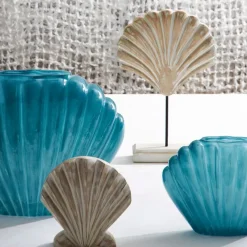 Fabrique de Styles Vases Et Soliflores*Vase coquillage en verre h14.5cm - Leucie