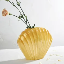 Fabrique de Styles Vases Et Soliflores*Vase coquillage en verre h22cm - Leucie