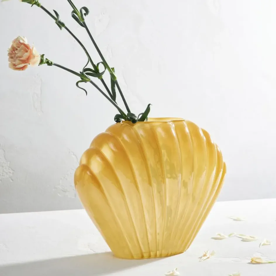 Fabrique de Styles Vases Et Soliflores*Vase coquillage en verre h22cm - Leucie