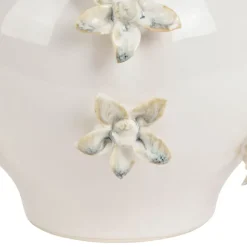 Fabrique de Styles Vases Et Soliflores*Vase dame jeanne en grès fleurs h25cm - Delicio