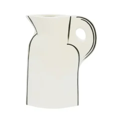 Fabrique de Styles Vases Et Soliflores*Vase en grès écru et noir h24cm - Lumi