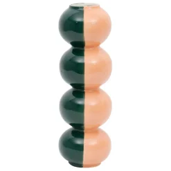 Fabrique de Styles Vases Et Soliflores*Vase en grès émeraude et corail h29cm - Lumi