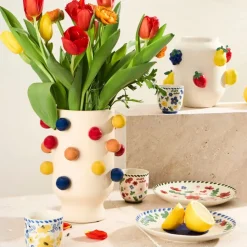 Fabrique de Styles Vases Et Soliflores*Vase en porcelaine h24cm - Visage Arty