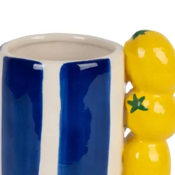 Fabrique de Styles Vases Et Soliflores*Vase en porcelaine et jaune citron h19cm - Mocoa