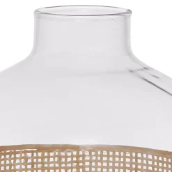 Fabrique de Styles Vases Et Soliflores*Vase en verre et rotin h23cm - Fantine