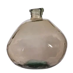 Fabrique de Styles Vases Et Soliflores*Vase en verre recyclé sablé d33xh33.5cm - Simplicity