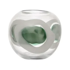 Fabrique de Styles Vases Et Soliflores*Vase en verre d19xh17cm - Eucalyptus