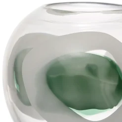 Fabrique de Styles Vases Et Soliflores*Vase en verre d19xh17cm - Eucalyptus