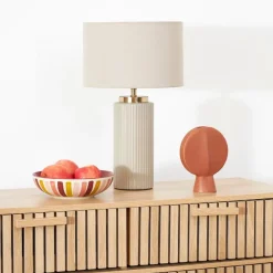 Fabrique de Styles Vases Et Soliflores*Vase face 14x6xh18cm gres