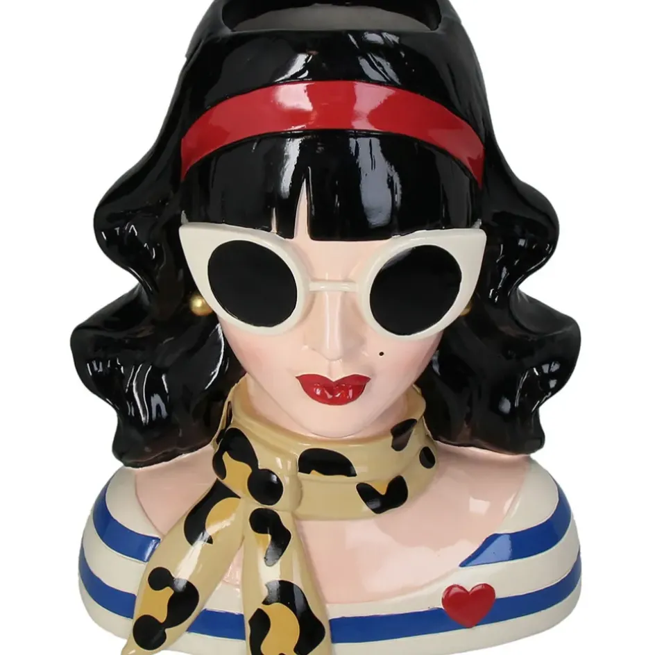 Fabrique de Styles Vases Et Soliflores*Vase femme brune h28cm