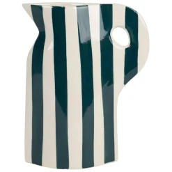 Fabrique de Styles Vases Et Soliflores*Vase pichet en grès émeraude h24cm - Artist