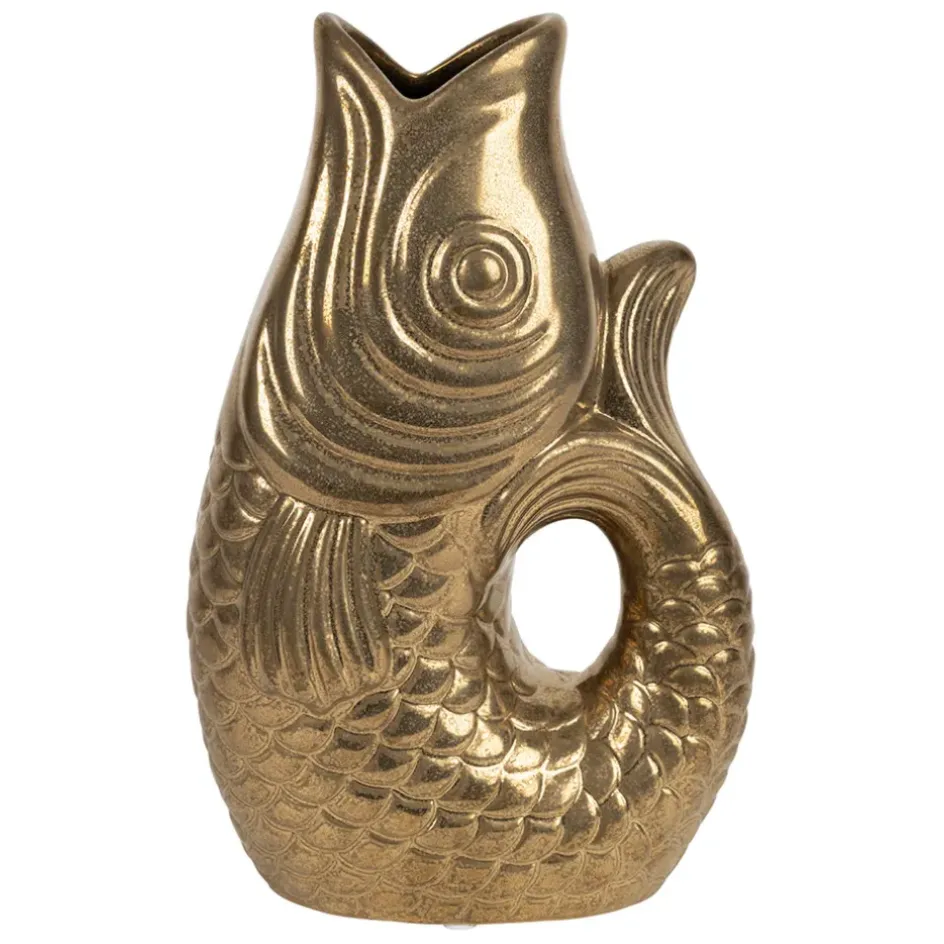 Fabrique de Styles Vases Et Soliflores*Vase poisson en grès h30.5 cm - Mer