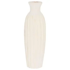 Fabrique de Styles Vases Et Soliflores*Vase pour fleurs séchées creme - Paulownia