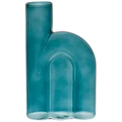 Fabrique de Styles Vases Et Soliflores*Vase soliflore émeraude en verre - blue sand