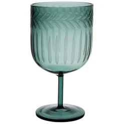 Fabrique de Styles Verres À Eau Et Gobelets*Verre à pied en verre borosilicate émeraude 25cl - Azelie