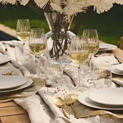 Fabrique de Styles Verres À Vin*Verre à vin en cristallin - Waterfall