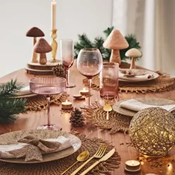 Fabrique de Styles Verres À Vin*Verre a vin figue et doré 60cl - Funny