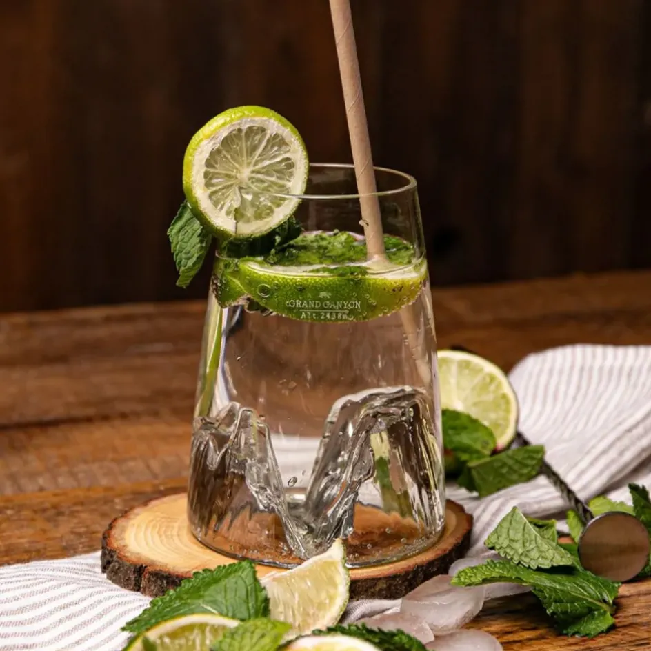 Fabrique de Styles Verres À Eau Et Gobelets*Verre design Grand Canyon - Topographic