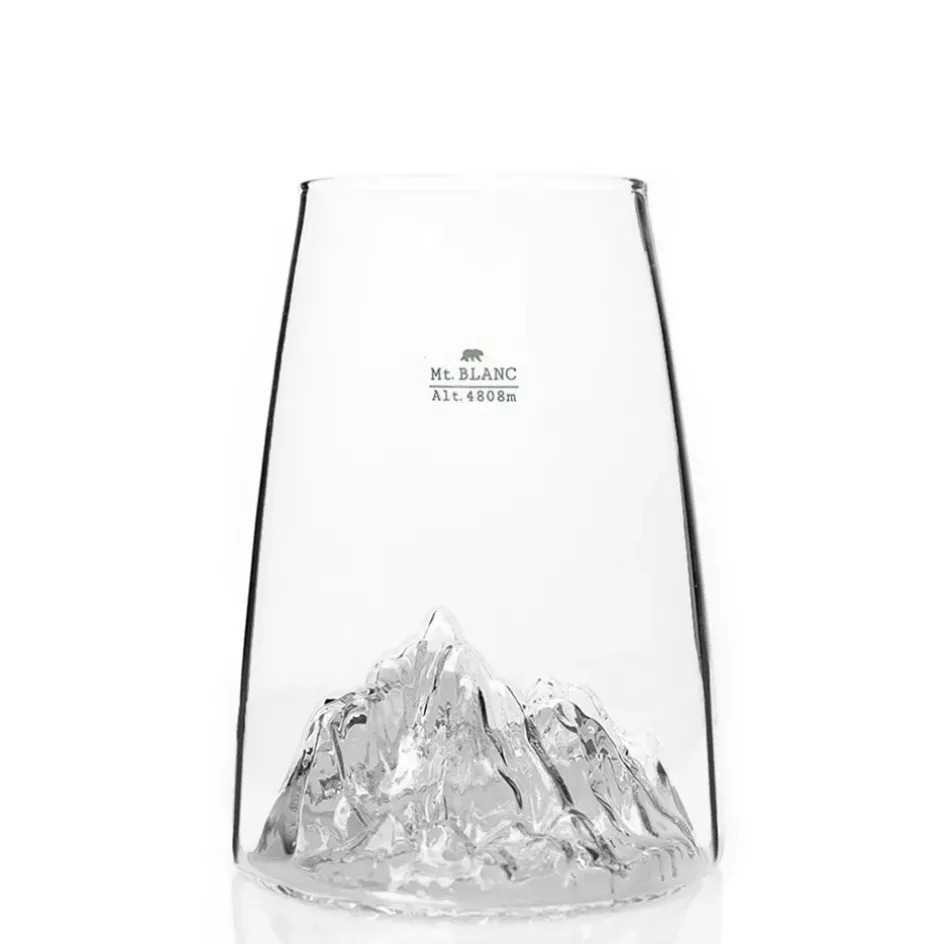 Fabrique de Styles Verres À Eau Et Gobelets*Verre design Mont Blanc - Topographic