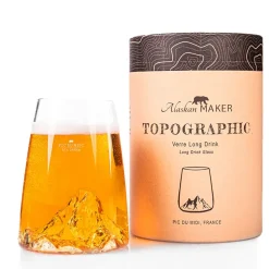 Fabrique de Styles Verres À Eau Et Gobelets*Verre design Pic Du Midi - Topographic