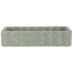 Fabrique de Styles Petits Objets Déco*Vide poche en grès moucheté 18x10cm - Aurore